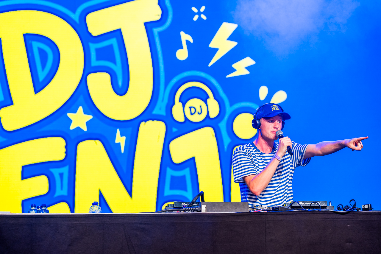 DJ Kenji @ Rijvers Festival 2026, picture 7, photographed by Dimitri Vanlommel - FrontView Magazine
