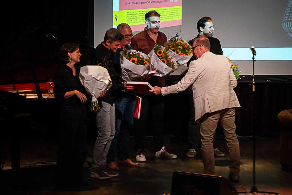 Boeklancering Groot Vlaams liedboek van Peter Voskuil @De Casino, foto 27, foto's door Raf Van Daele - FrontView Magazine