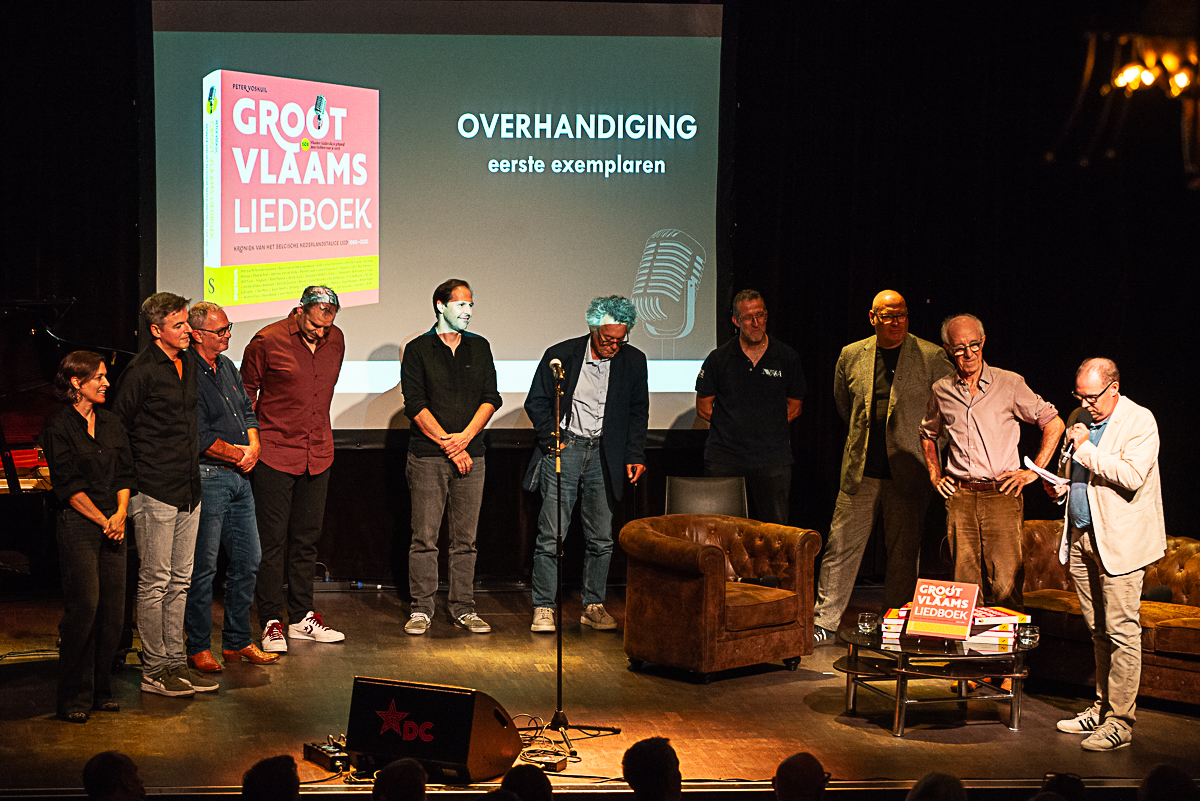 Boeklancering Groot Vlaams liedboek van Peter Voskuil @De Casino, foto 26, foto's door Raf Van Daele - FrontView Magazine