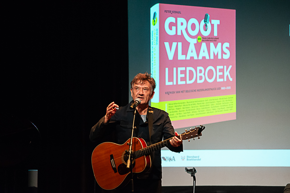 Boeklancering Groot Vlaams liedboek van Peter Voskuil @De Casino, foto 4, foto's door Raf Van Daele - FrontView Magazine
