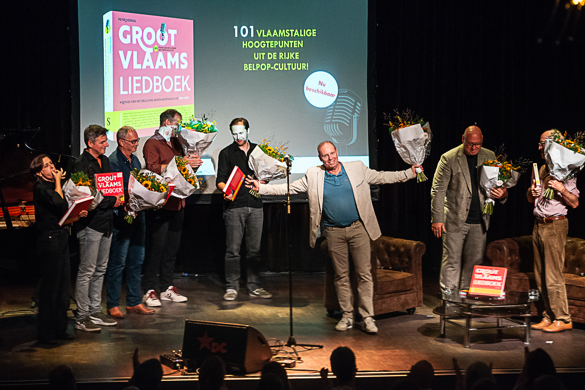 Boeklancering Groot Vlaams liedboek van Peter Voskuil @De Casino, foto 28, foto's door Raf Van Daele - FrontView Magazine