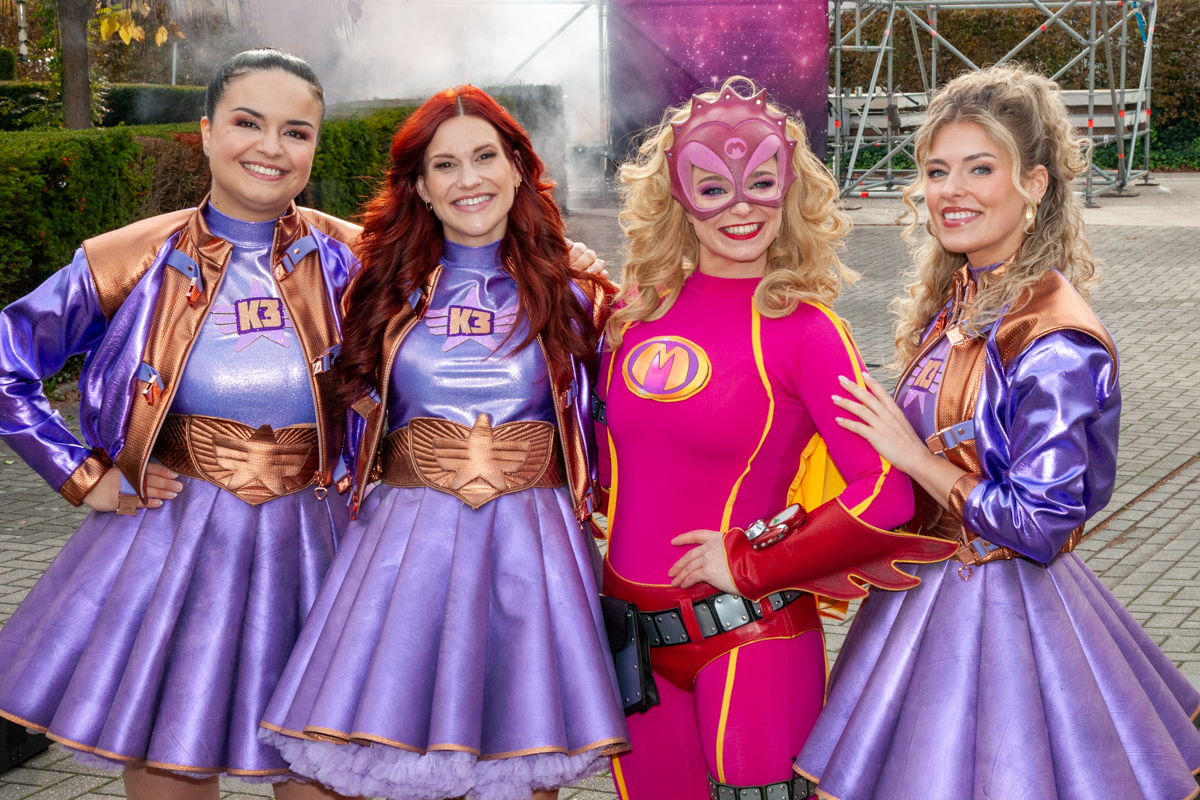 Persvoorstelling Superhelden Show K3, foto 4, foto's door Peter Minnebo - FrontView Magazine