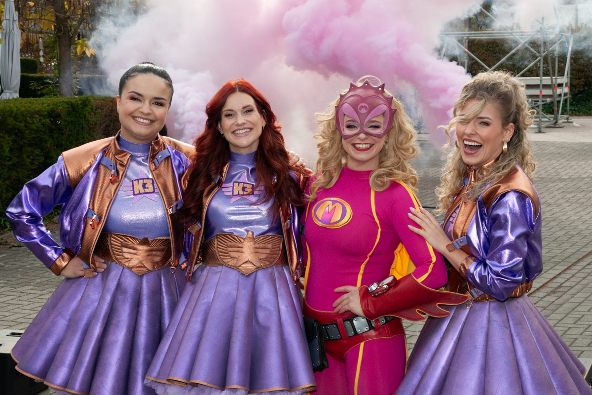 Persvoorstelling Superhelden Show K3, foto 3, foto's door Peter Minnebo - FrontView Magazine