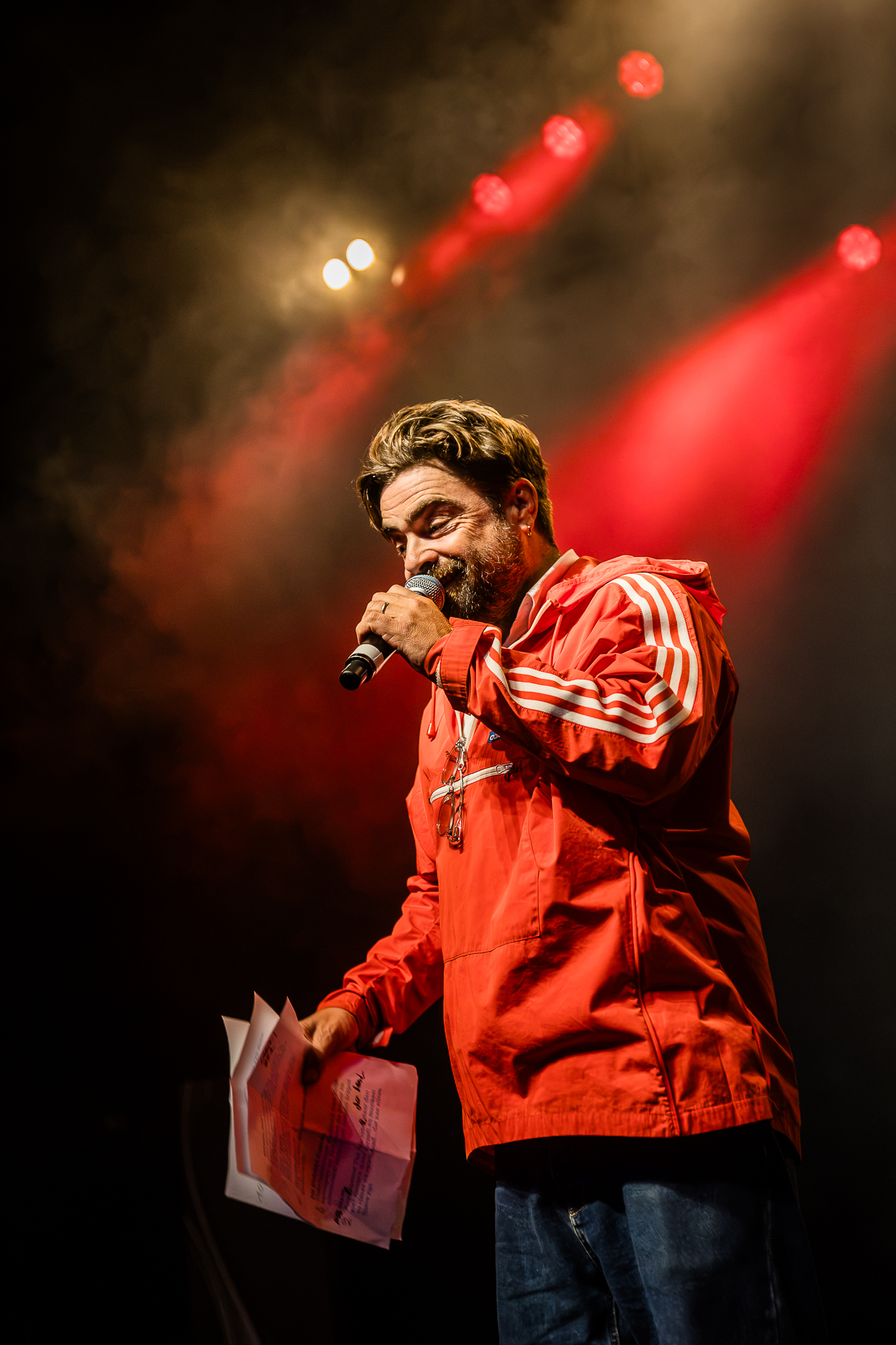 Pedro Elias (presentatie halve finale Humo's Rock Rally) @ Het Depot, foto 1, foto's door Jürgen Bruynooghe - FrontView Magazine